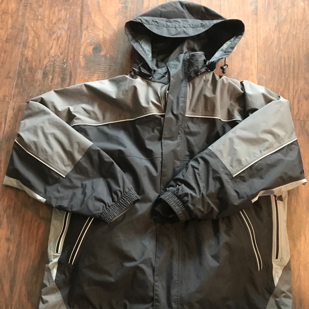 North End Performance 3in1 Parka Coat Grey Black